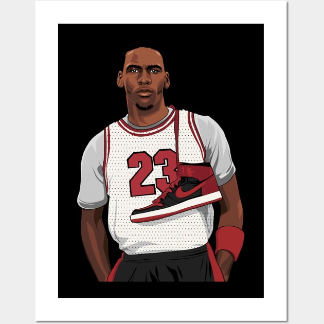 BASKETBALLART - CLASSIC JORDAN Wall Art by JORDAN-ART23